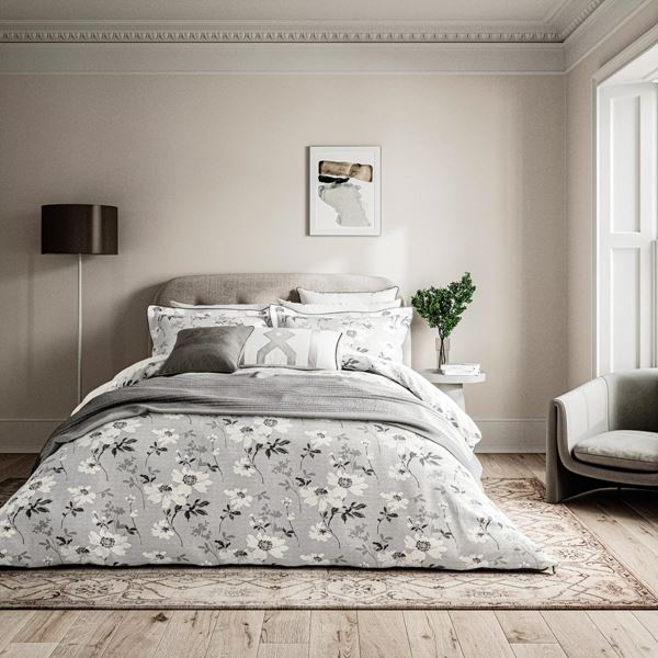 Sefa Print Bedding - Silver